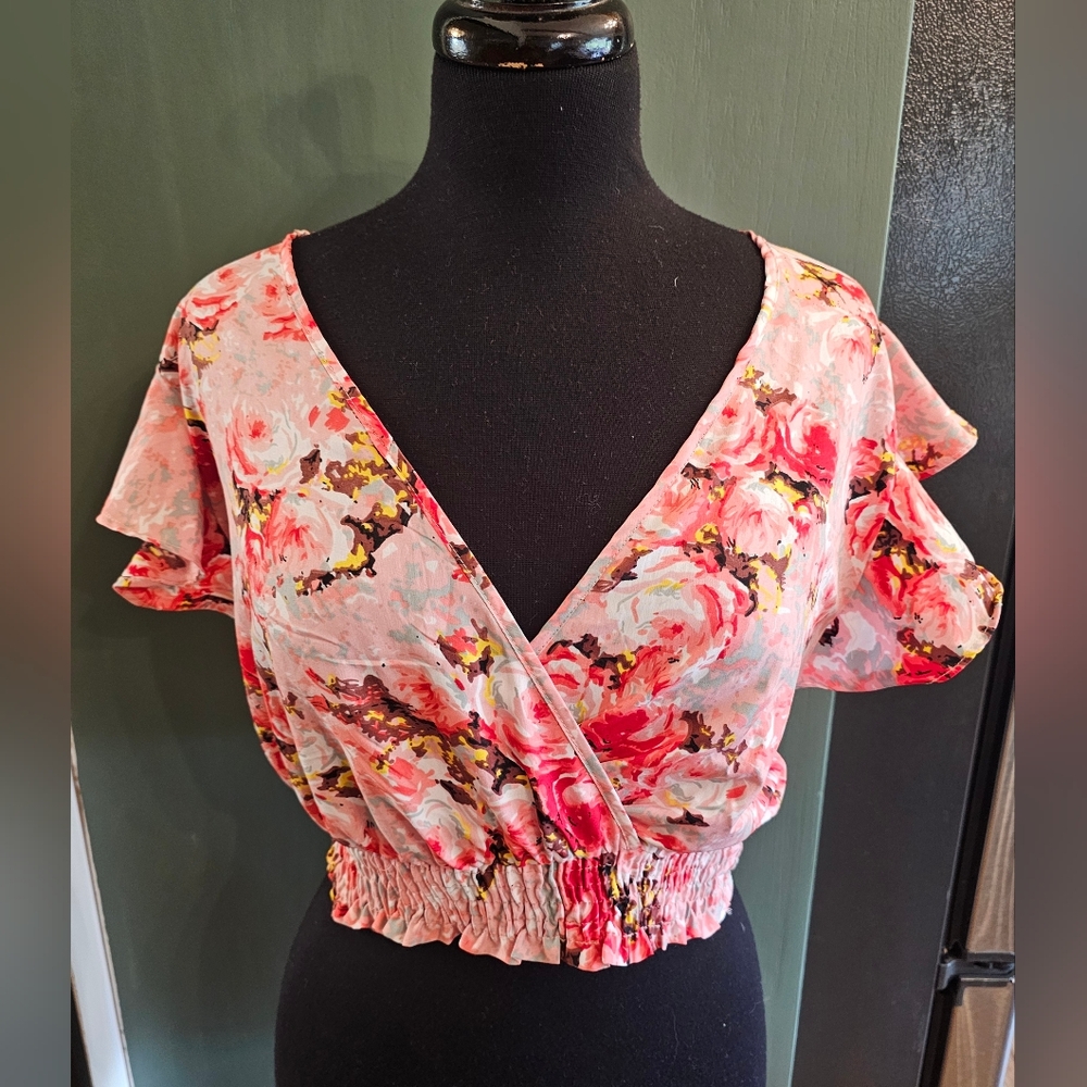 Boohoo Floral Top